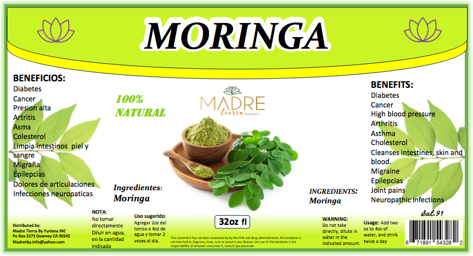 "Moringa" Tonico