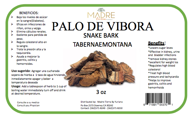 Palo de Vibora (SNAKE BARK)
