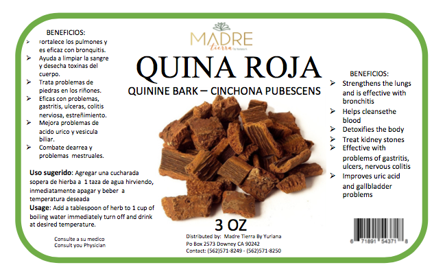 Quina roja (QUININE BARK)