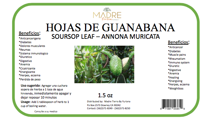 Hoja de guanabana