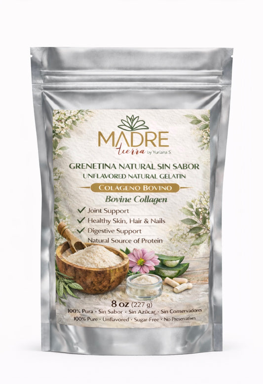 8 Oz Grenetina Natural sin savor / Unflavored Natural Gelatin