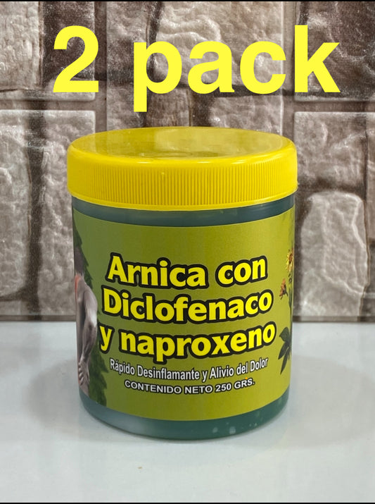 2 PACK ARNICA CON NAPROXENO Y DICLOFENACO 250GR