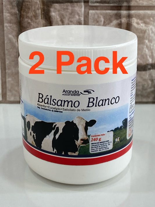 2 PACK BALSAMO BLANCO 240 gr